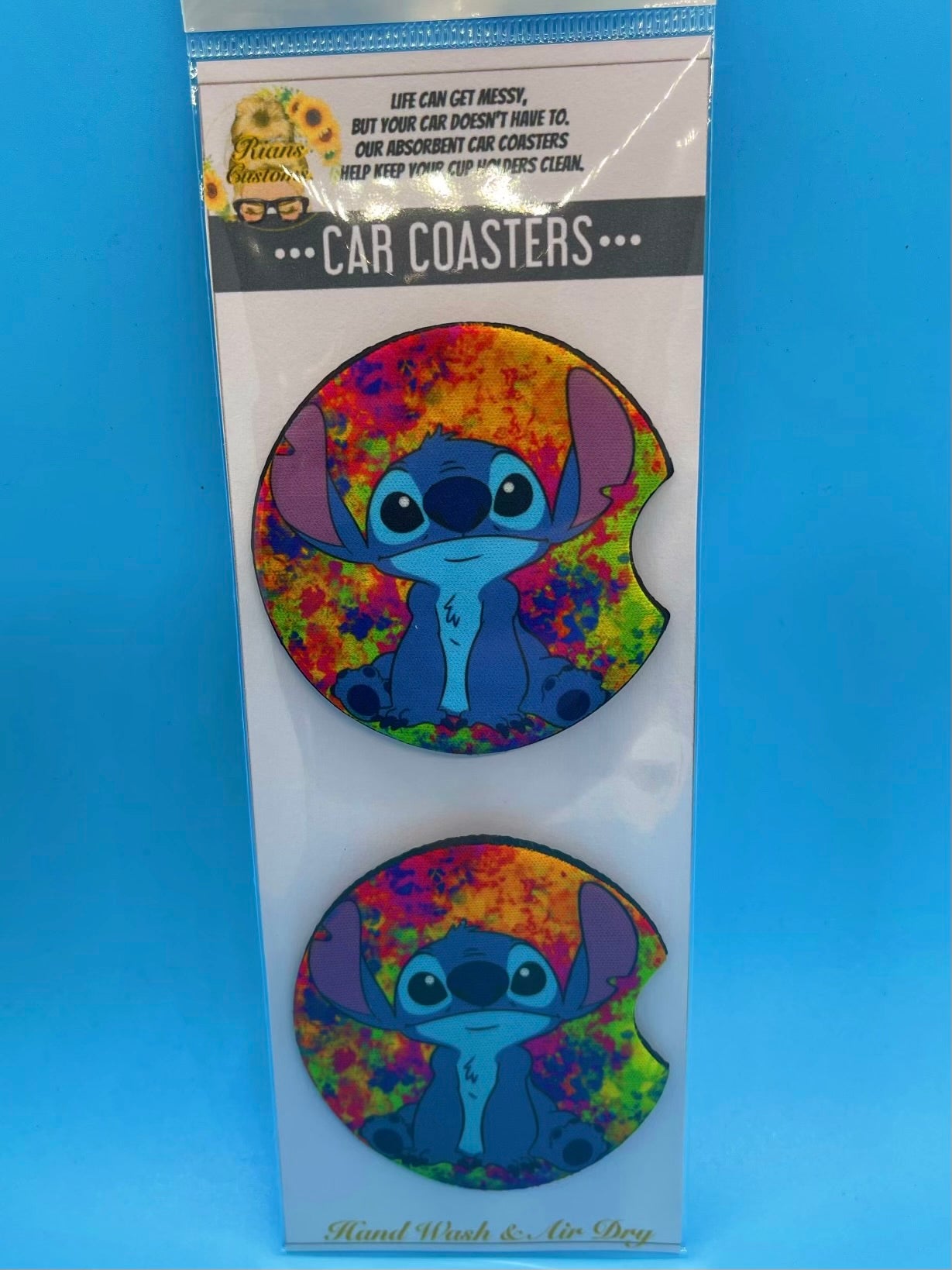 Stitch Car Coasters