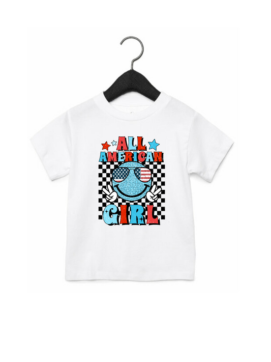 All American Girl - Toddler Tee