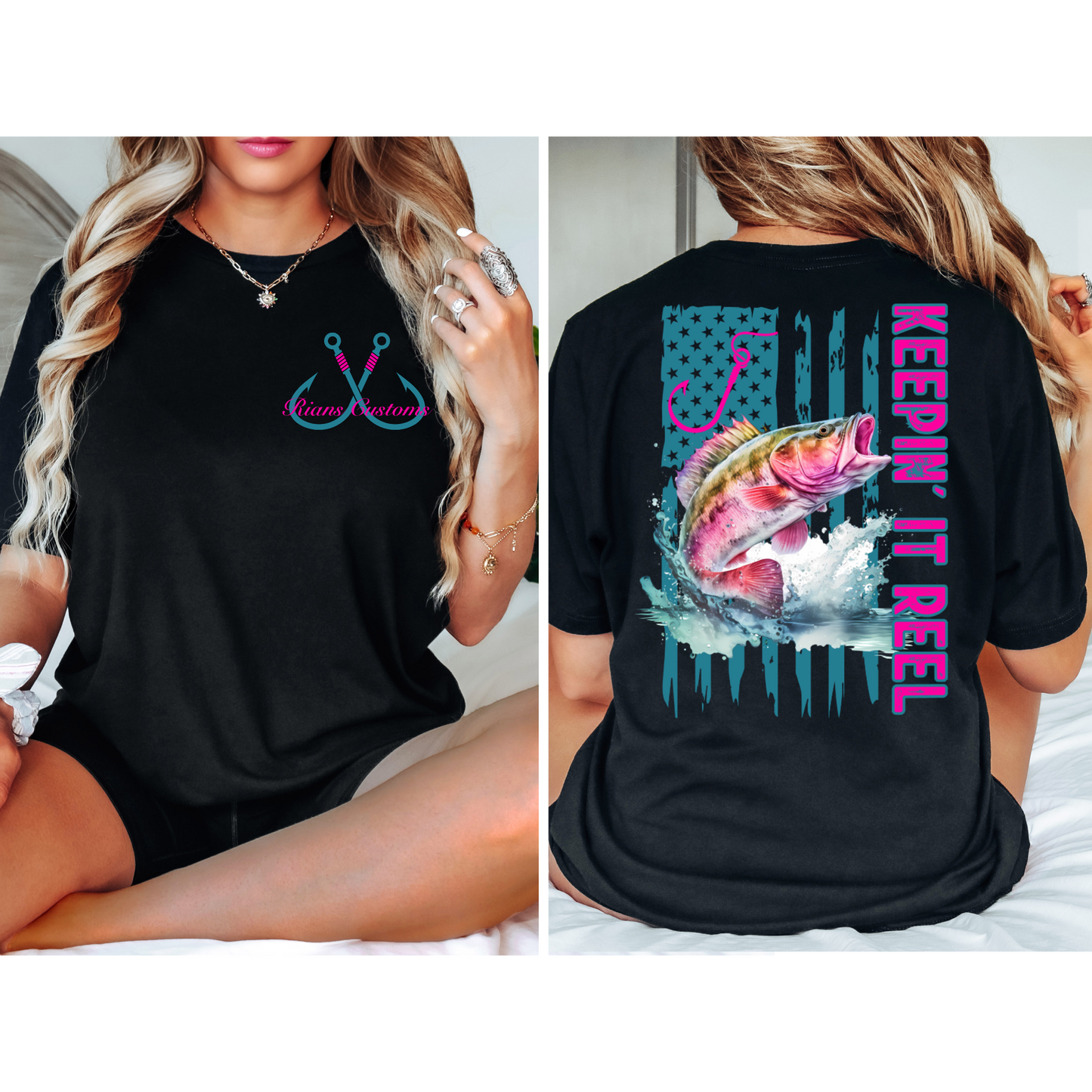 Keepin it Reel Pink T-Shirt