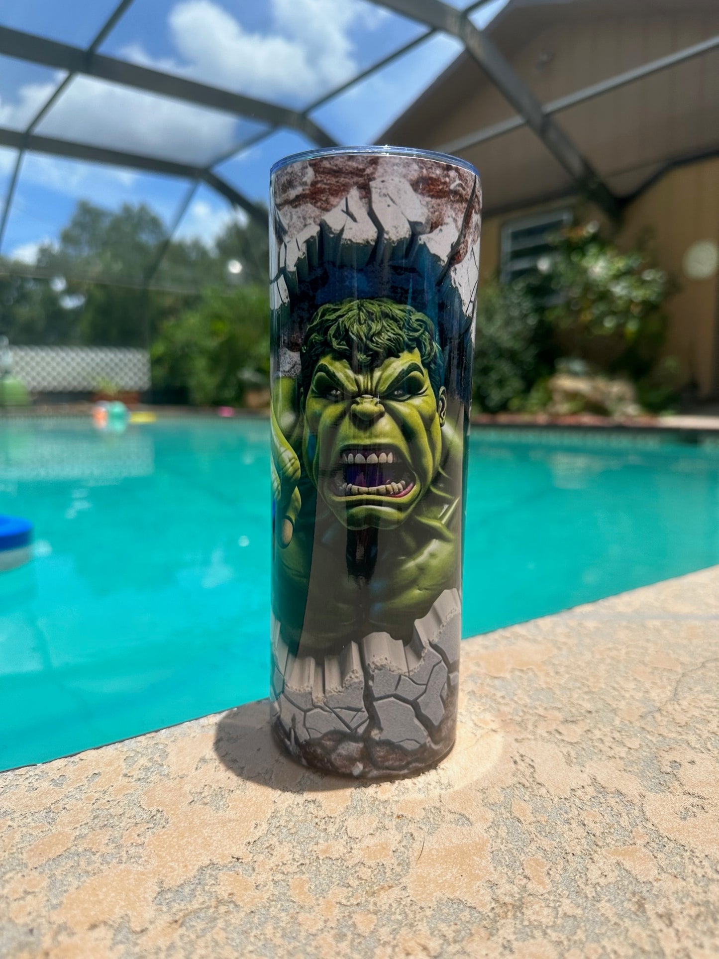 3D Hulk Tumbler