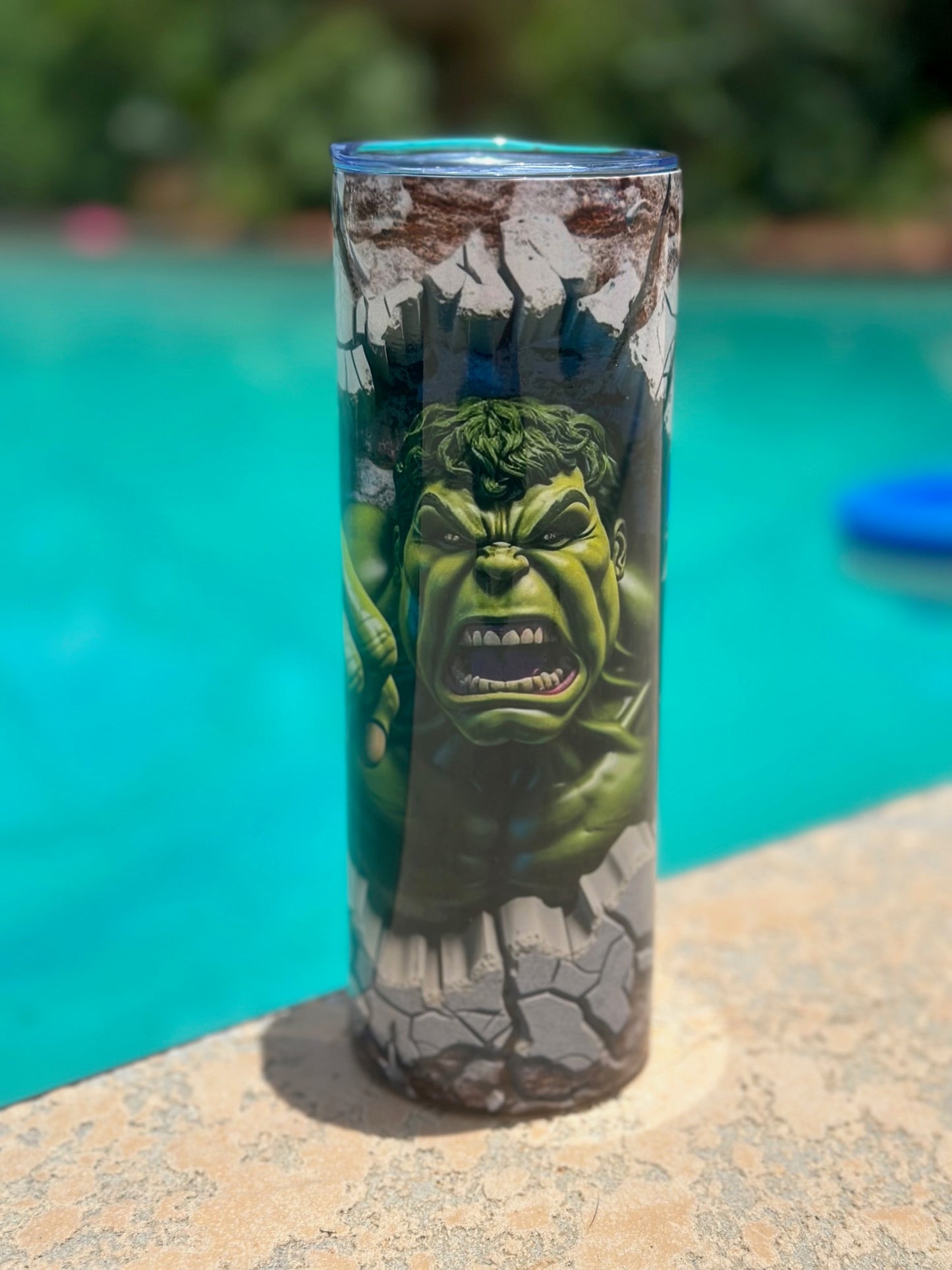 3D Hulk Tumbler