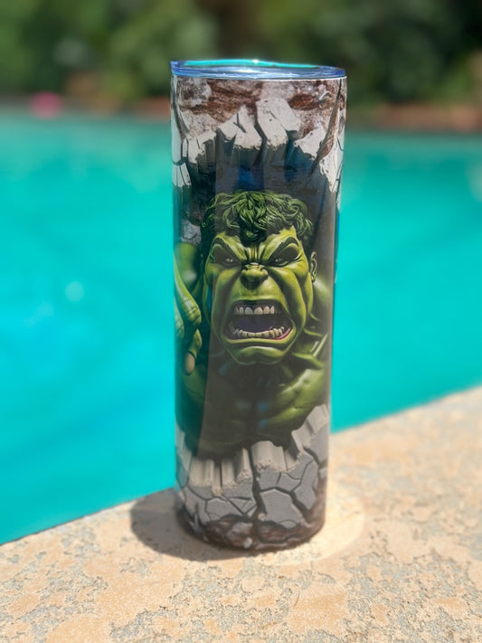 3D Hulk Tumbler