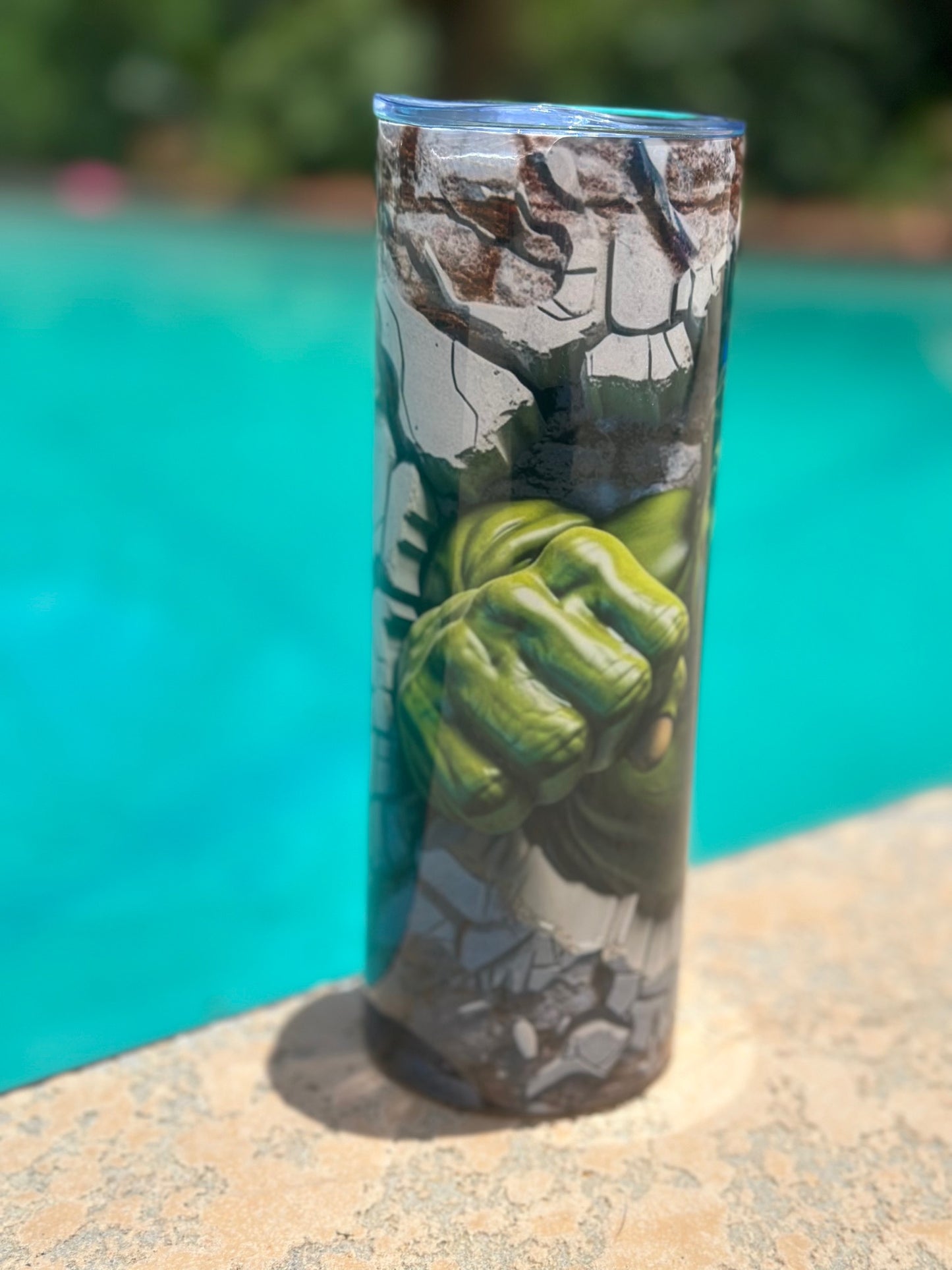 3D Hulk Tumbler