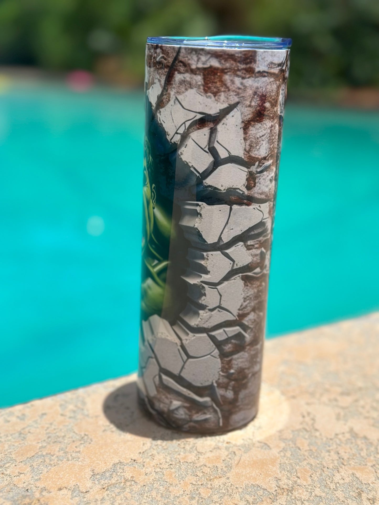 3D Hulk Tumbler