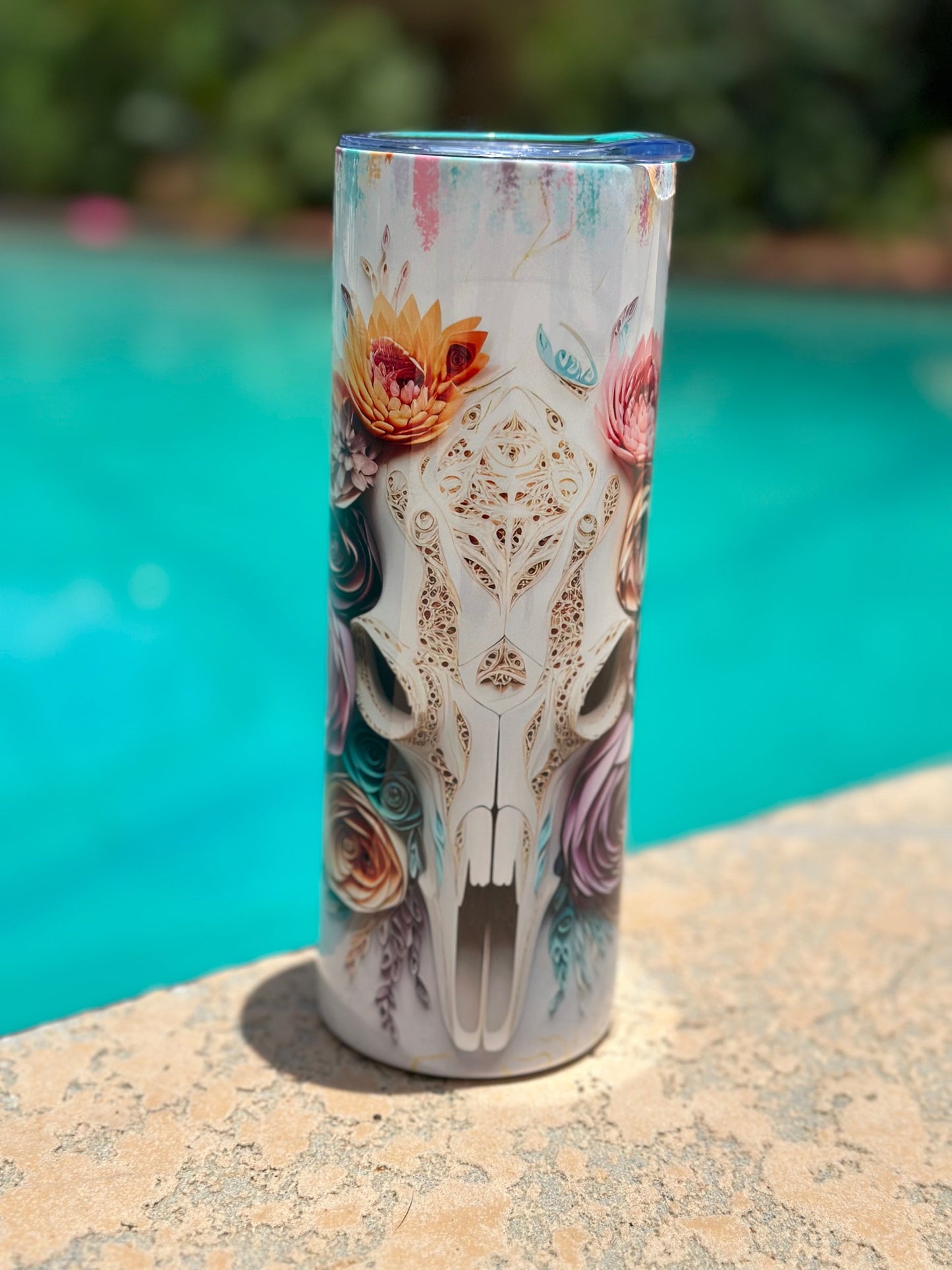 Western Floral Tumbler