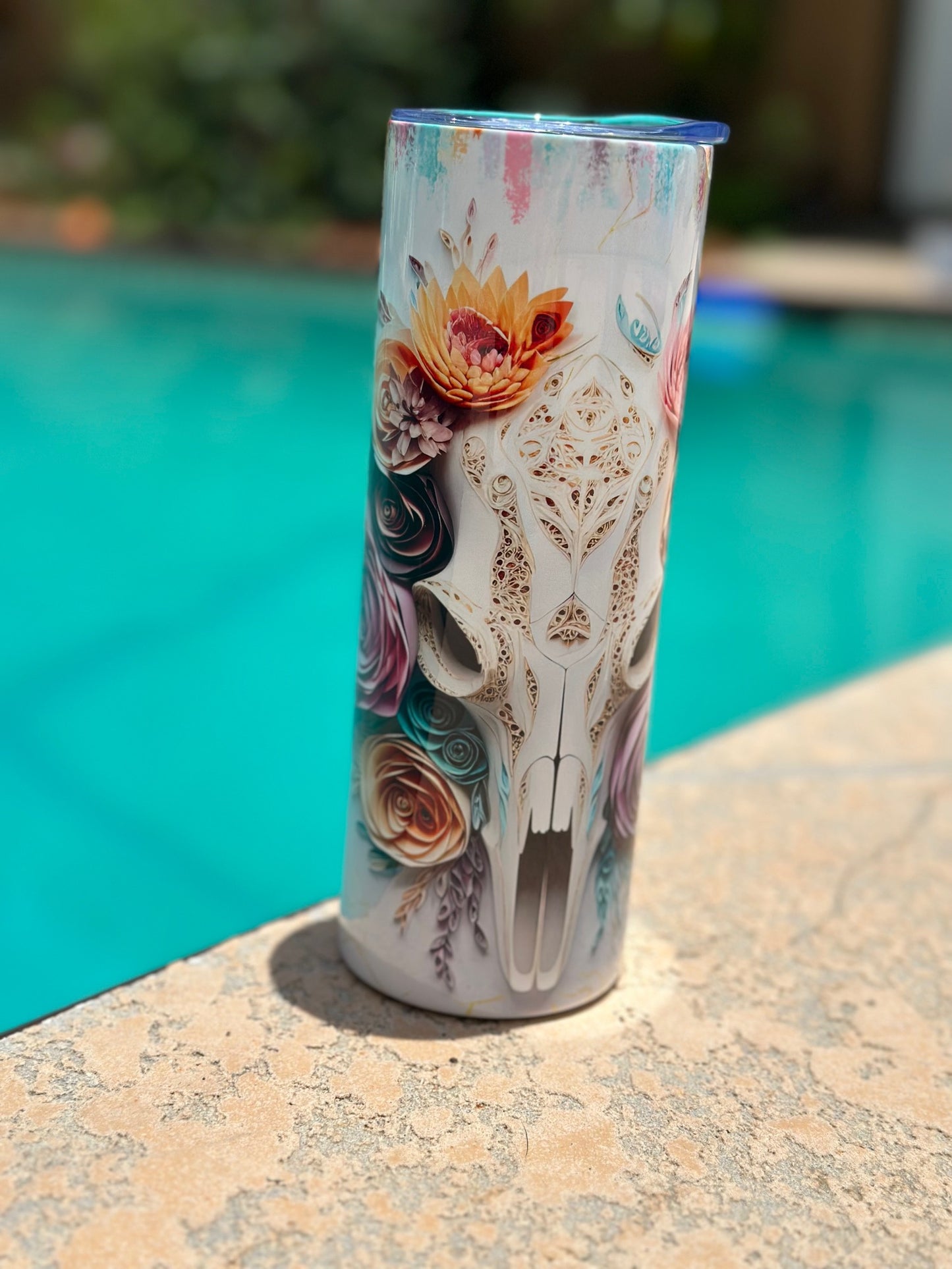 Western Floral Tumbler