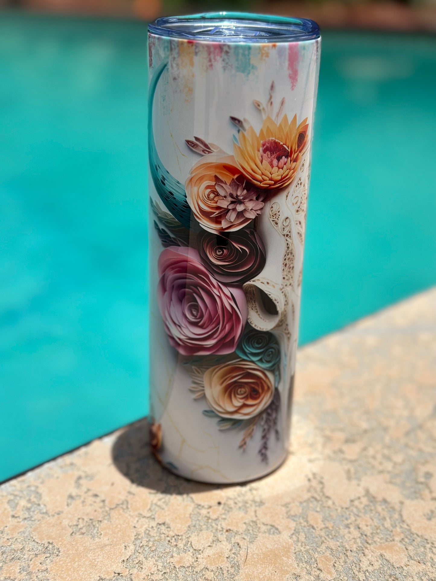 Western Floral Tumbler