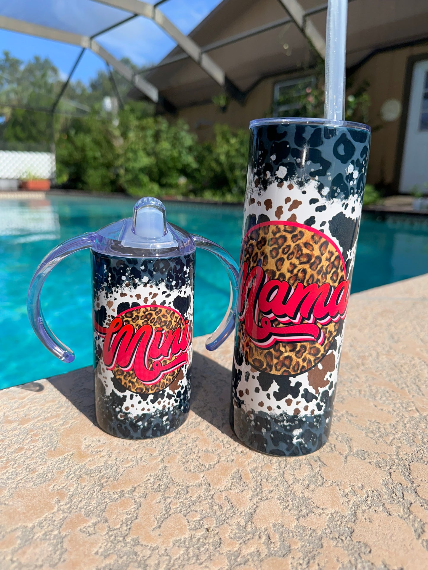 Mama & Mini Western Tumbler Set