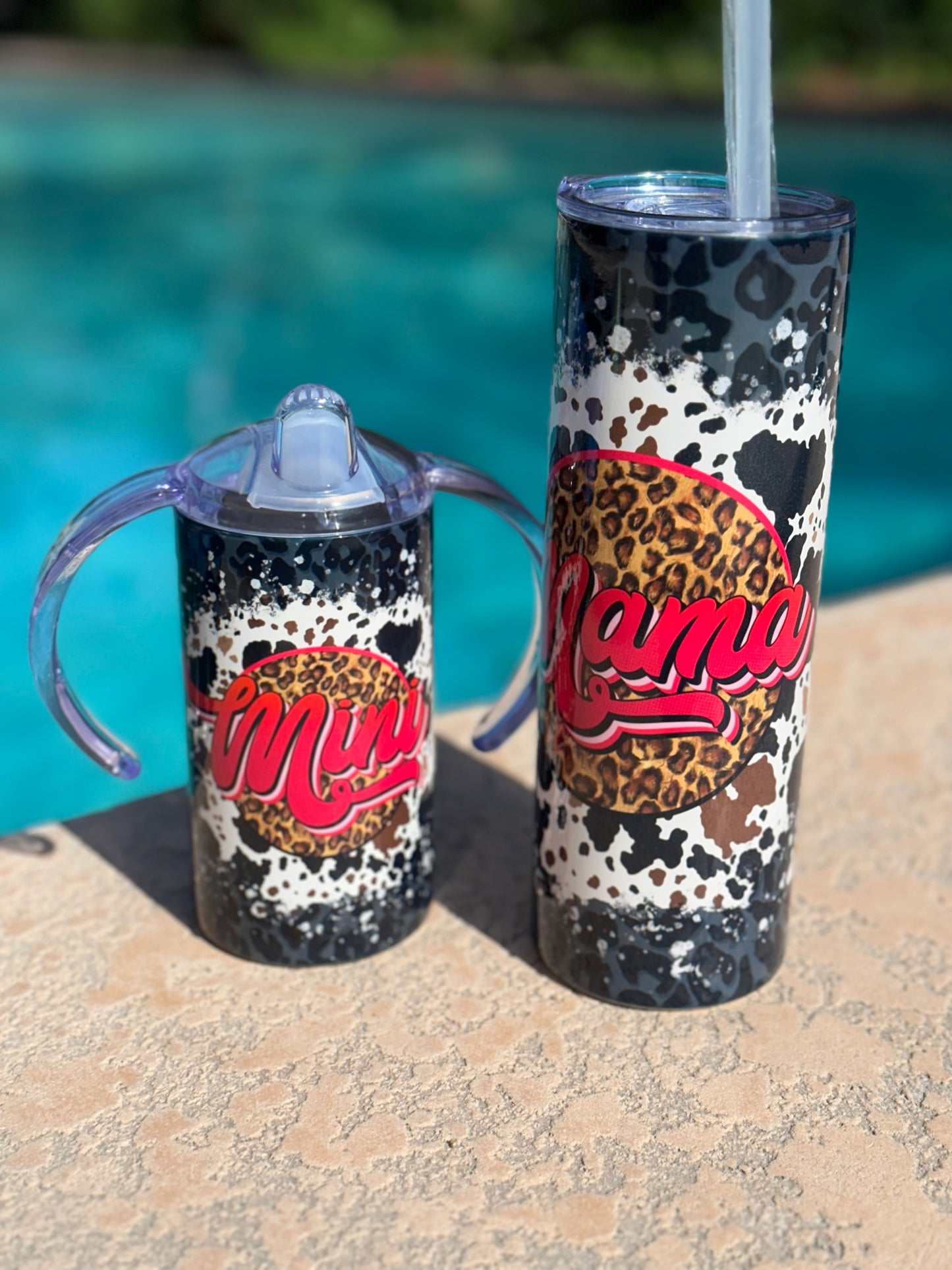 Mama & Mini Western Tumbler Set