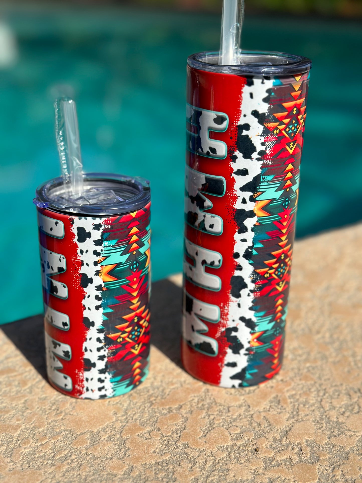 Mama & Mini Aztec Tumbler Set