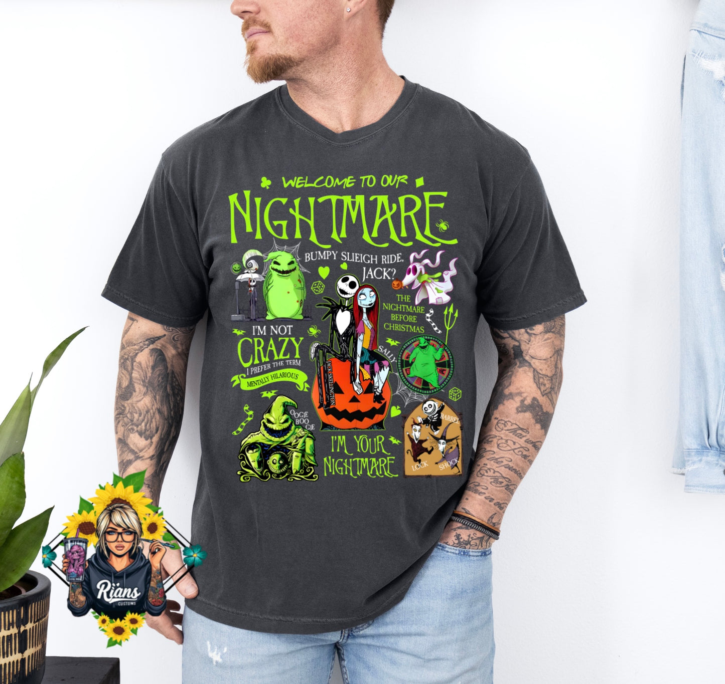 Oogie Boogie Nightmare Unisex Tshirt