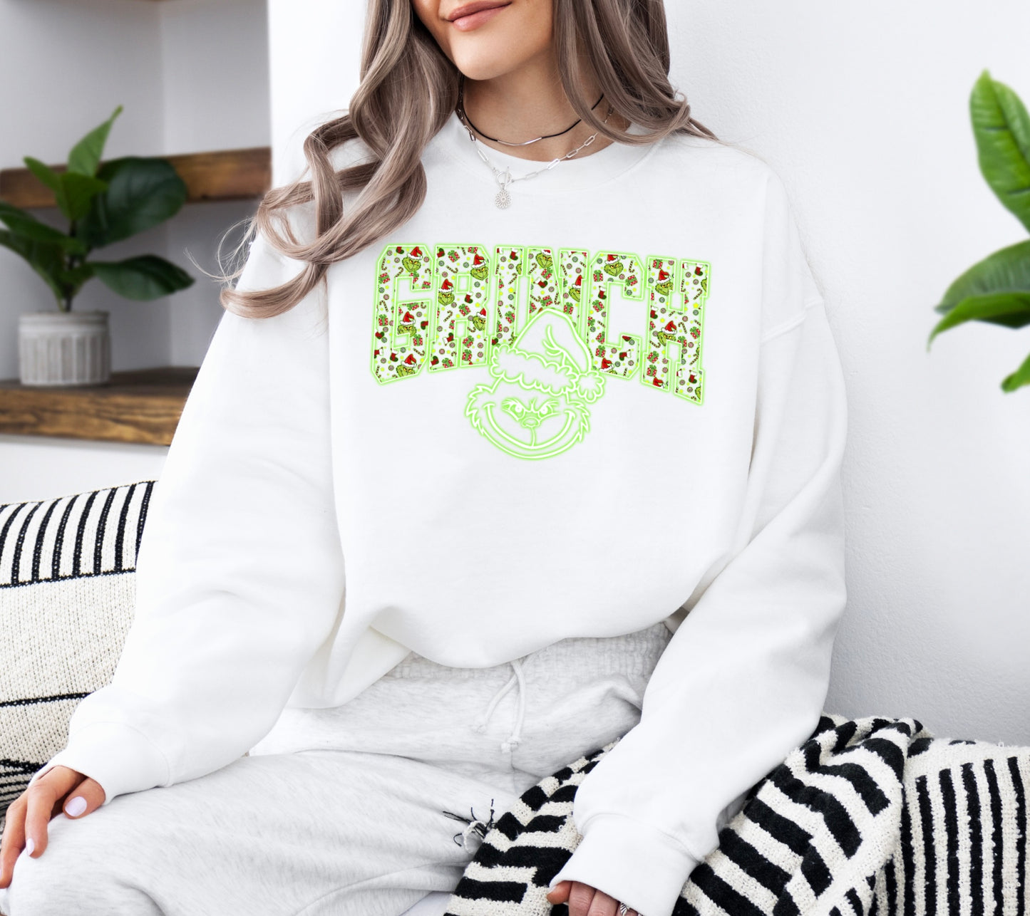 Grinchyy Vibes Christmas Apparel