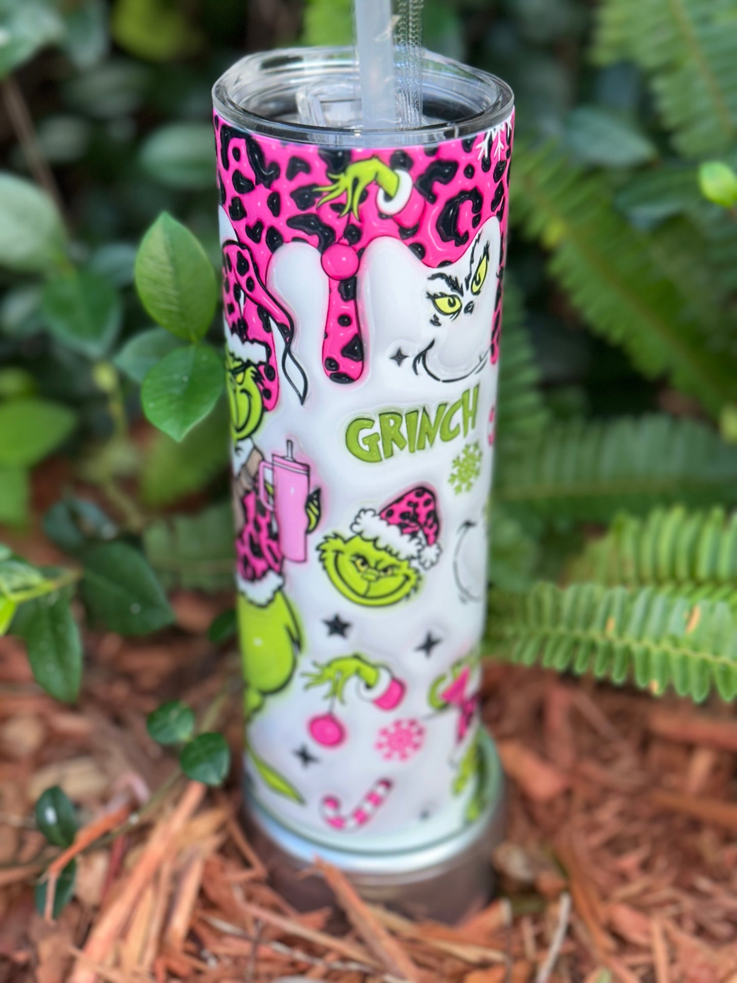 Mr.Grinch Pink Tumbler