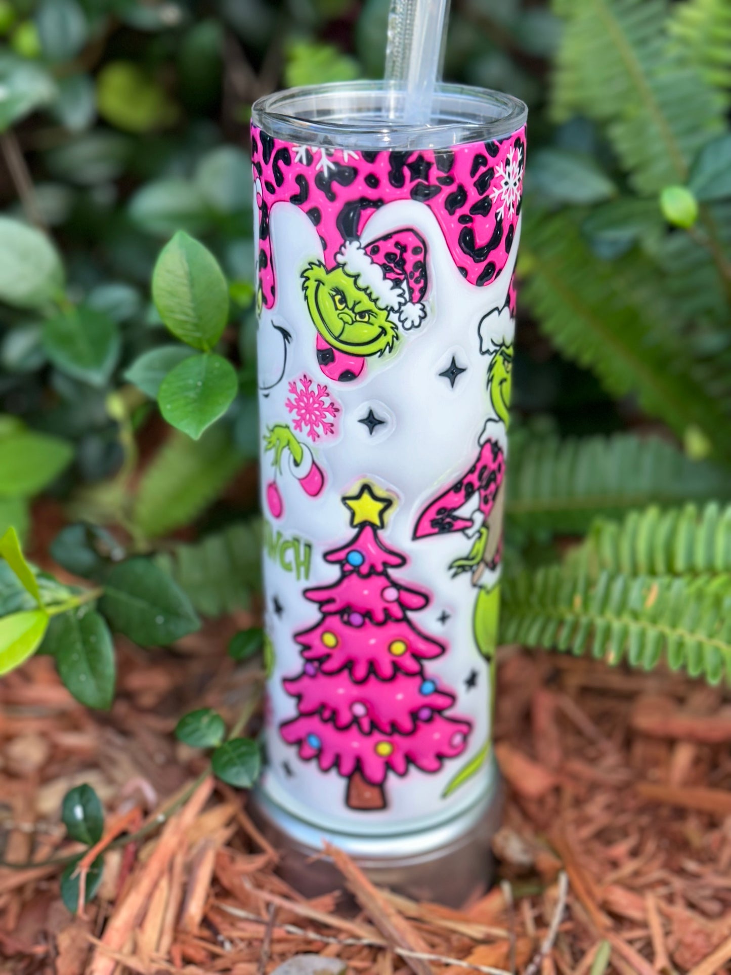 Mr.Grinch Pink Tumbler
