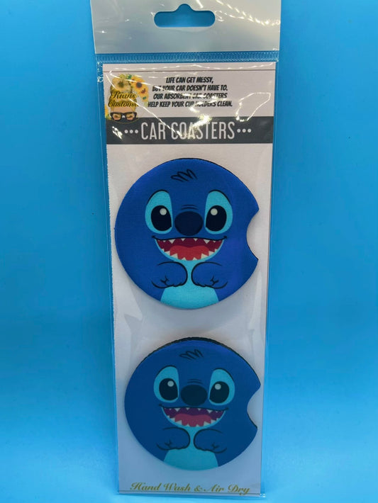 Stitch Car Coasters