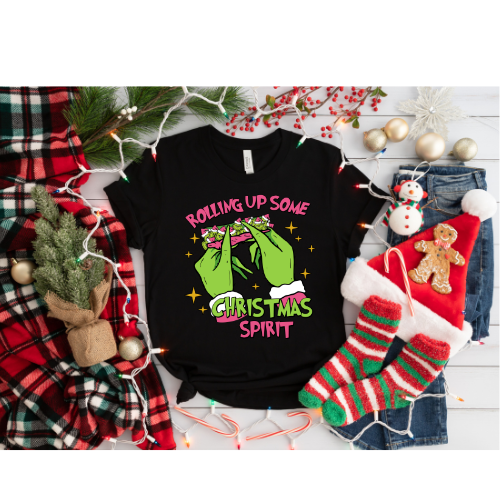 Rolling up some Christmas Spirit T-Shirt